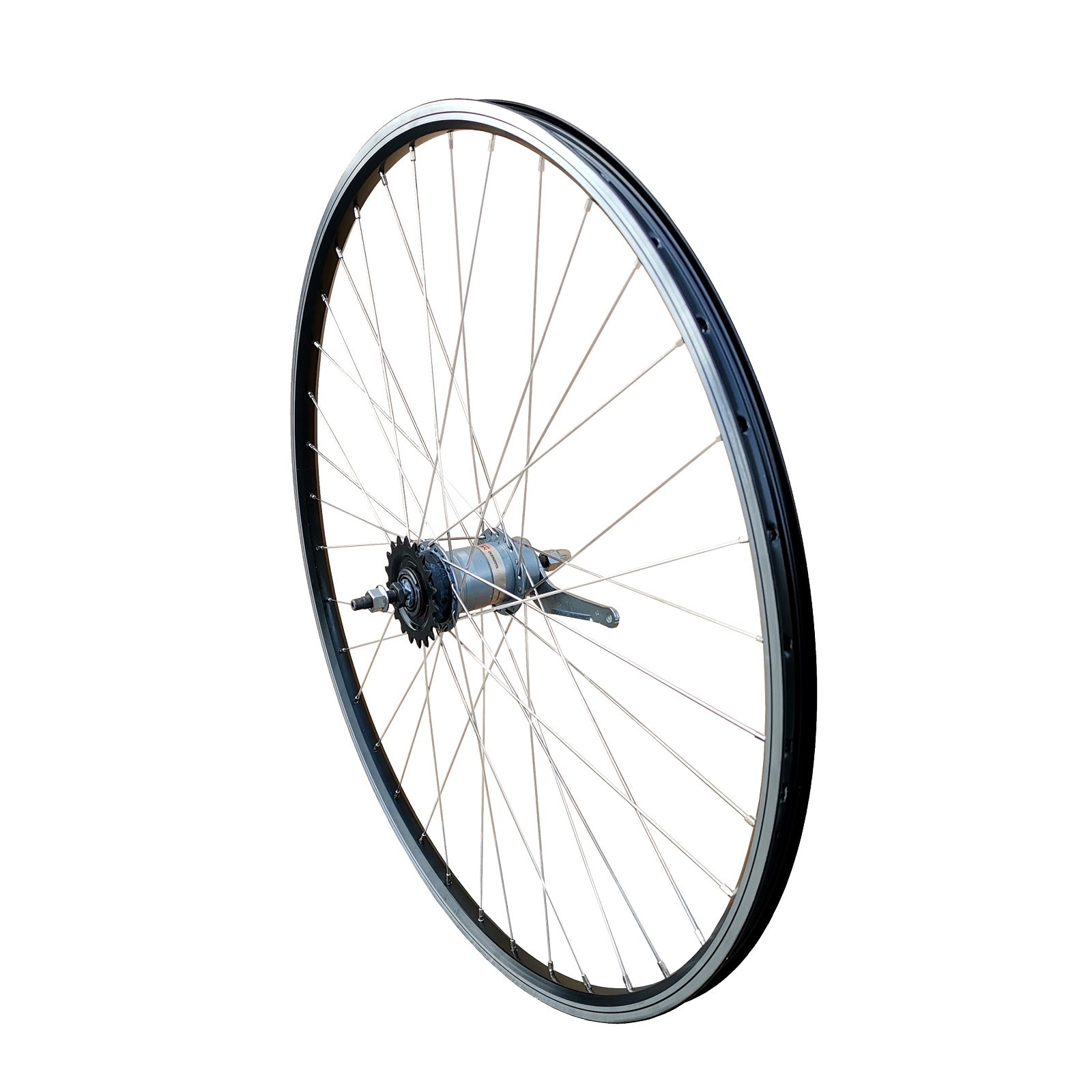 hinterrad fahrrad 28 zoll 28 Zoll Hinterrad 3-Gang Shimano Nabenschaltung Rücktritt, schwarz-sil