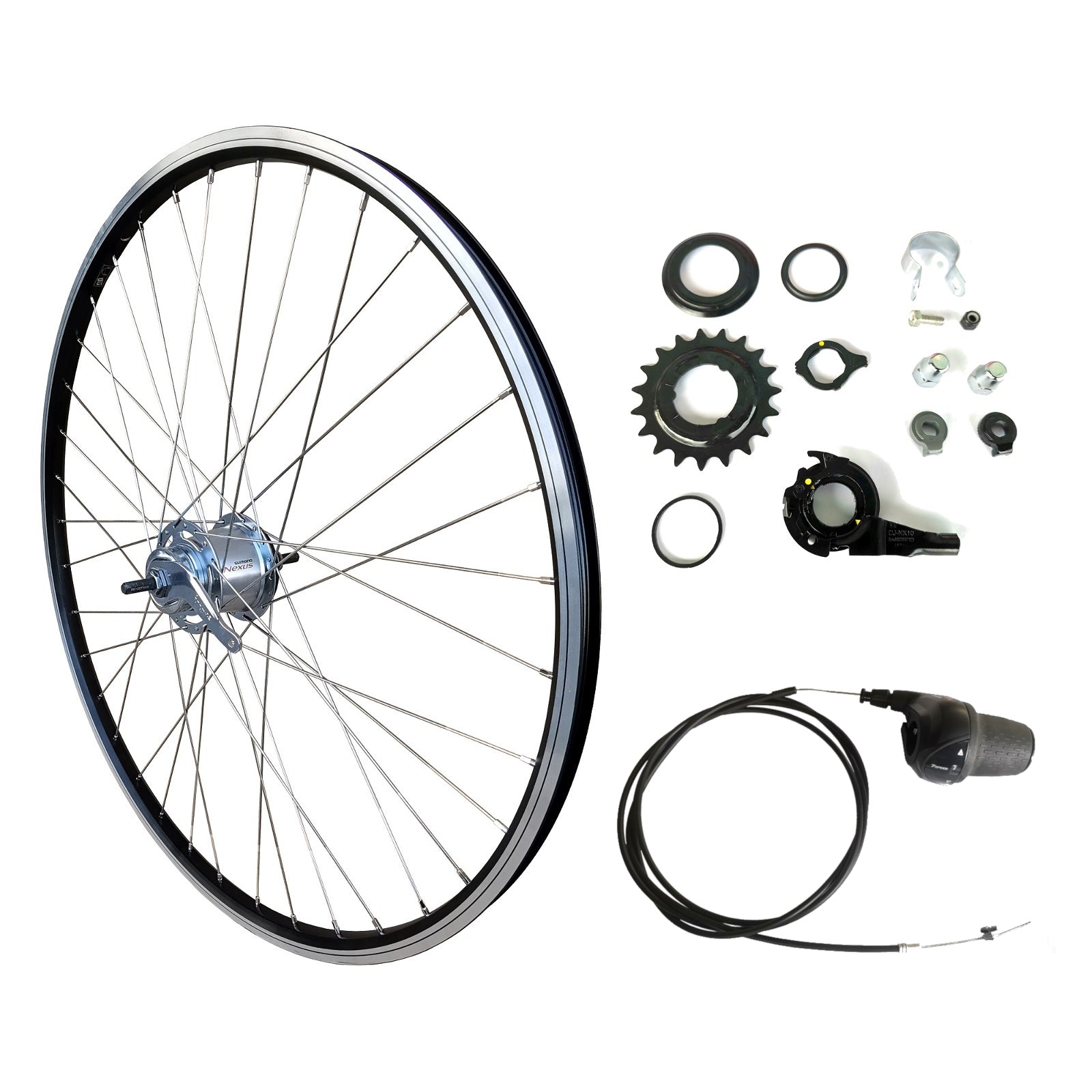 laufrad 28 zoll fahrrad hinterrad rücktritt 28 Zoll RMX Hinterrad 7-Gang Shimano Nabenschaltung Rücktritt 36 Loch