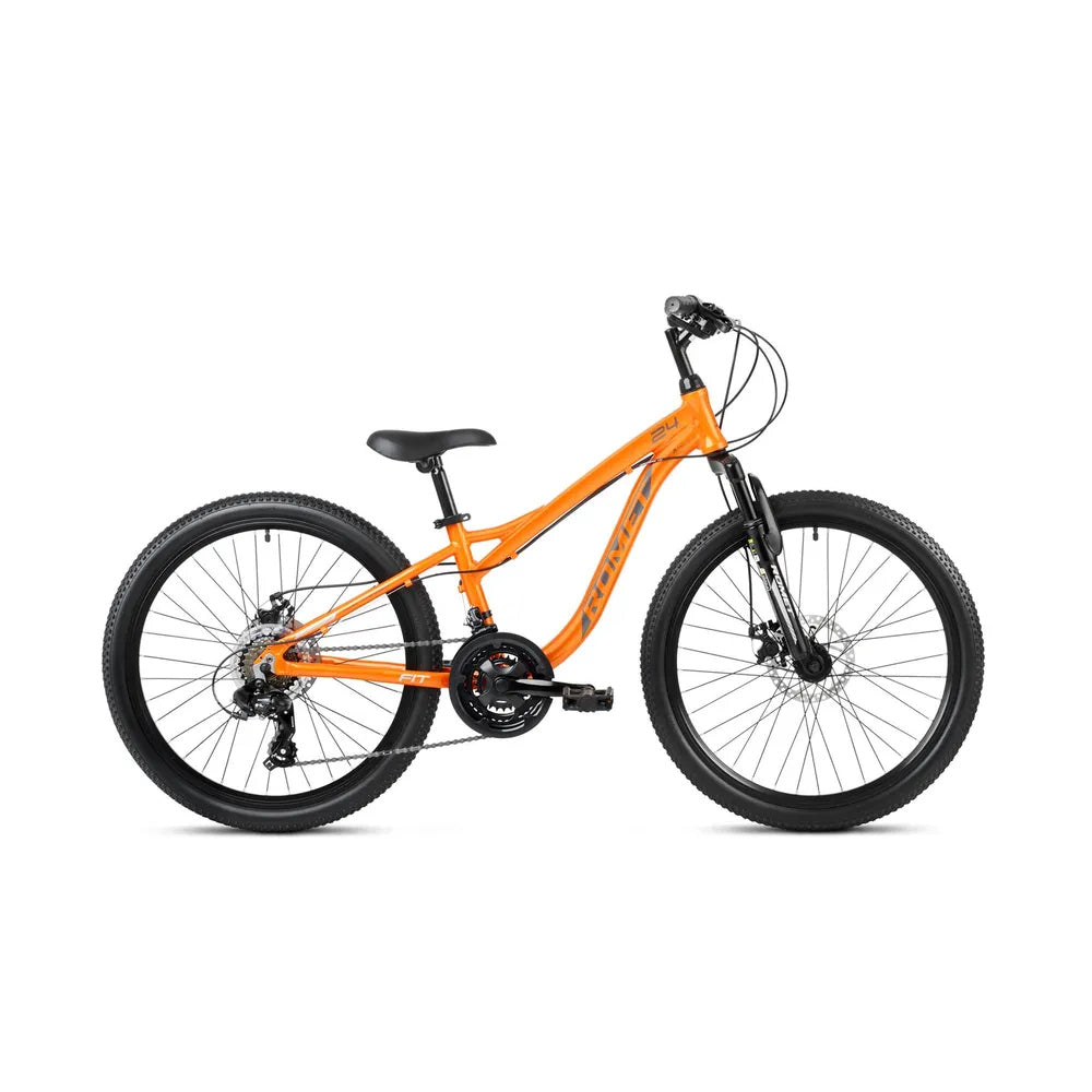 mountainbike 24 zoll 21 gänge 24 Zoll Romet Rambler Fit Mountainbike 21-Gang, 13" Alurahmen, Orange-