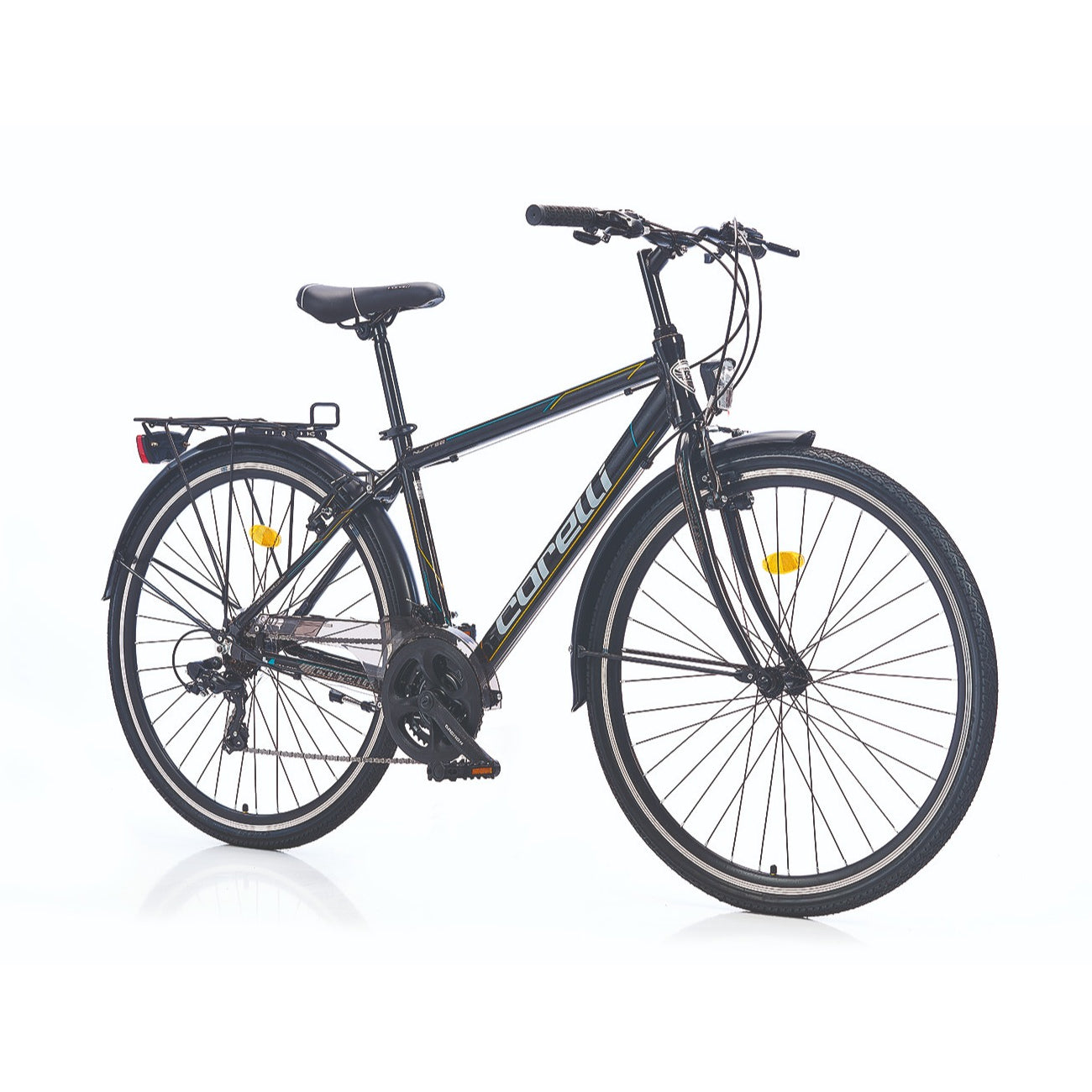corelli fahrrad 28 zoll 28 Zoll Corelli Nuptse M Cityfahrrad 21-Gang, 20" Alurahmen Schwarz-Or