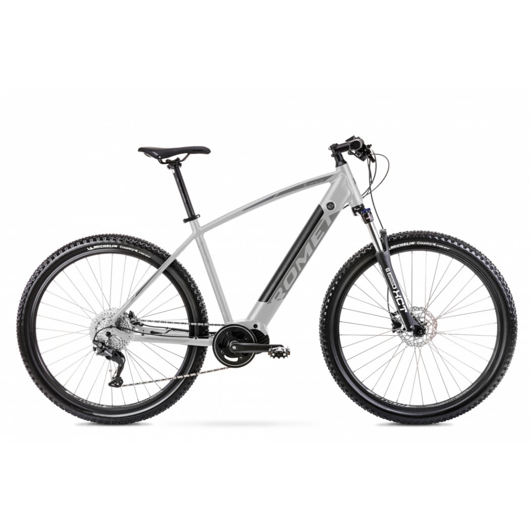 29 Zoll Romet E-Rambler E-Bike MTB Bafang Mittelmotor 10-Gang, Grafitg
