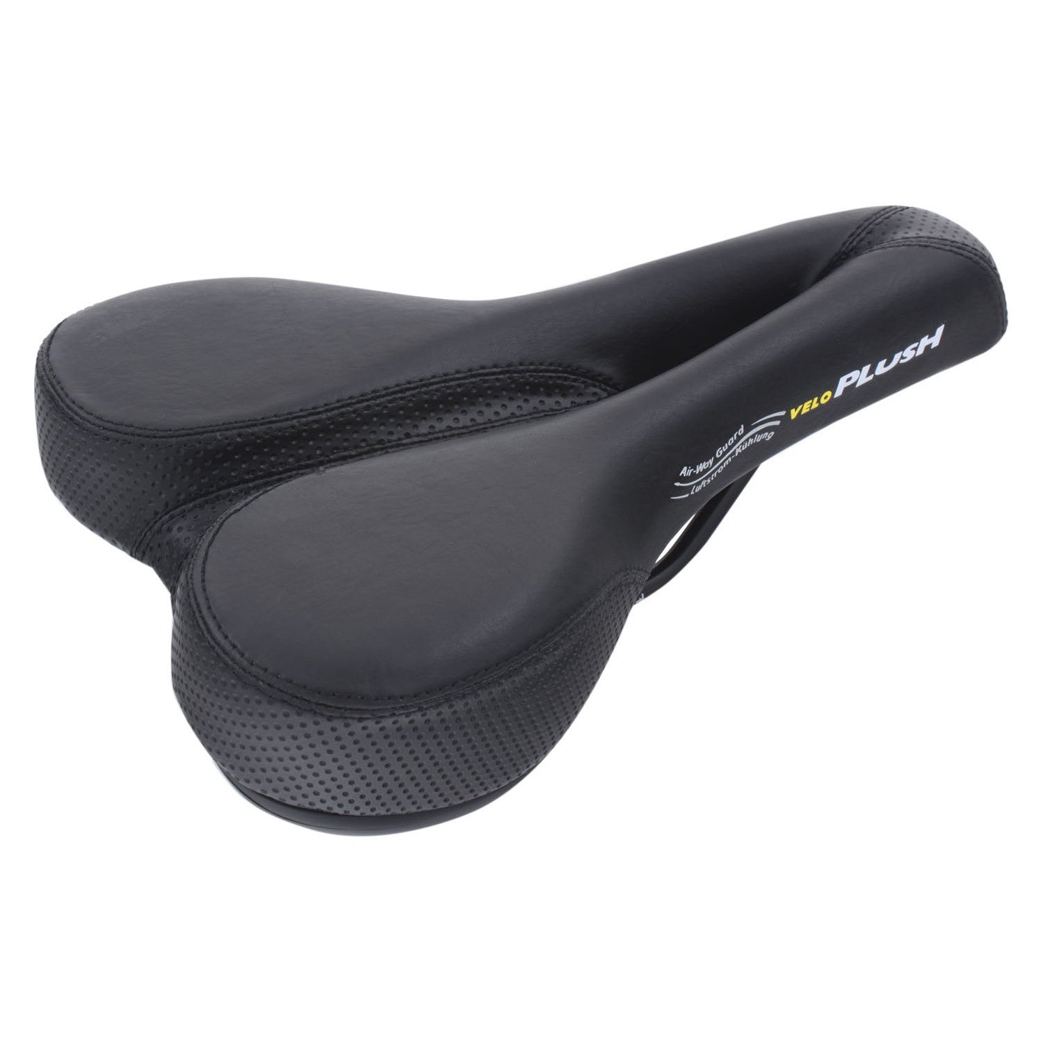 velo plush fahrradsattel Velo Plush Deep channel Komfortsattel 263x165mm schwarz