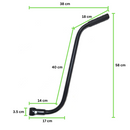 Universal Schubstange Schiebestange Kinderfahrrad Haltestange-2