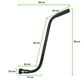 Universal Schubstange Schiebestange Kinderfahrrad Haltestange - 0