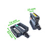 Kinderpedale 9/16 Zoll für Kinderfahrräder 16-20 Zoll