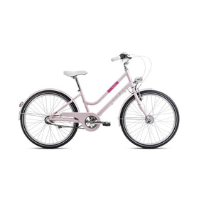 24 Zoll Romet Panda 2 Kinderfahrrad 3-Gang Nabenschaltung, 13" Alurahmen, Rosa