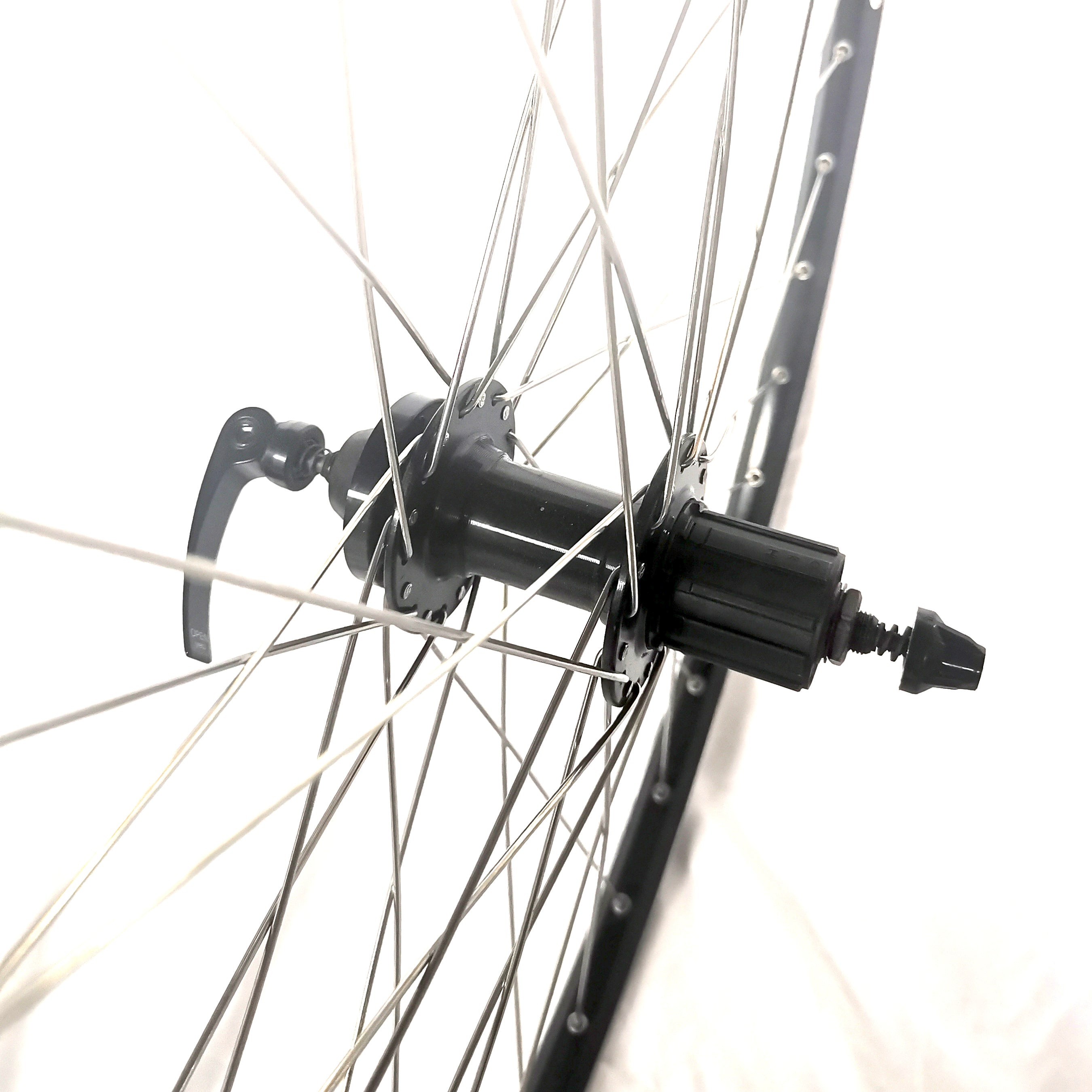28 Zoll Hinterrad Hohlkammer Geöst Hohlachse mit Shimano Kranz 7/8/9/1
