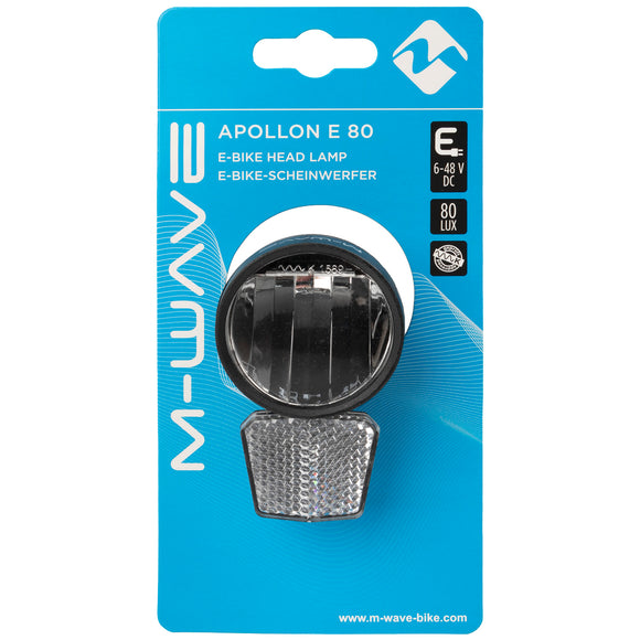 LED-Vorderlicht 80 Lux für E-Bikes 6-48V