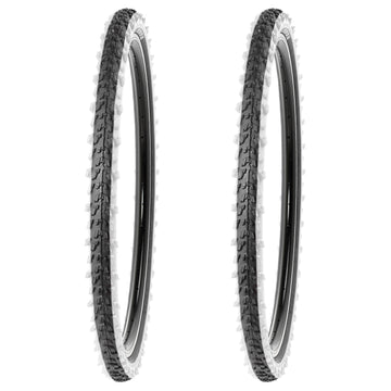 Kenda 2 Stk. 26 Zoll Reifen 26x1.95 mit Weisswand und Schläucheauswahl, 50-559, K-829 - 0