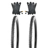 Kenda 2 Stk. 24 Zoll Reifen 24x1.95 mit Weisswand und Schläucheauswahl, 50-507, K-829