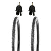 Kenda 2 Stk. 24 Zoll Reifen 24x1.95 mit Weisswand und Schläucheauswahl, 50-507, K-829