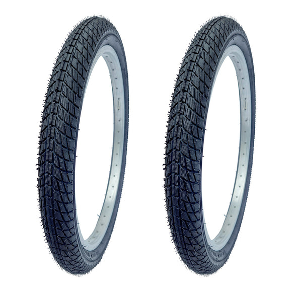 Kujo 2 Stk. 20 Zoll Reifen 20x1.95, 50-406, KU-2019, mit Schlauchauswahl