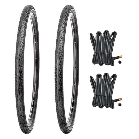 Kujo 2 Stk. 28 Zoll Reifen 700x45c mit Pannenschutz inkl. Schläuche AV 47-622, KU-2003