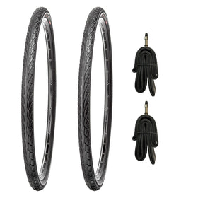 Kujo 2 Stk. 28 Zoll Reifen 700x45c mit Pannenschutz inkl. Schläuche DV 47-622, KU-2003