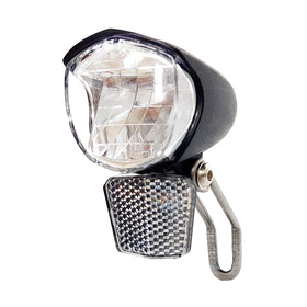 LED-Vorderlicht 70 Lux für Seiten- und Nabendynamo mit Sensor und Standlicht - 0