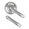 Kettenradgarnitur 1-Gang 38 Zähne 170mm, mattsilber