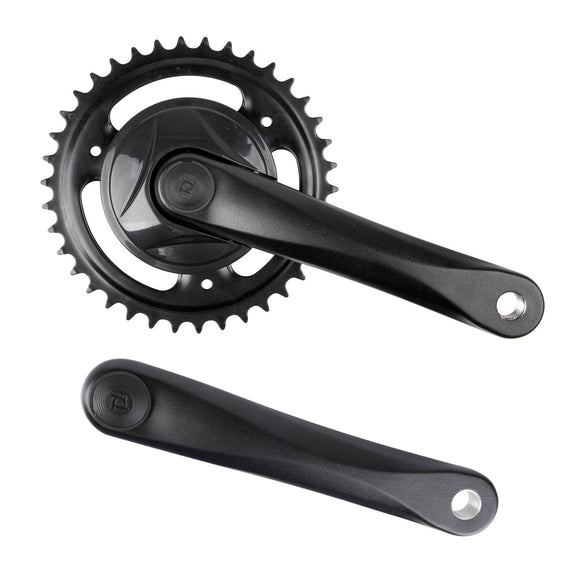 Kettenradgarnitur 1-Gang 38 Zähne 170mm, schwarz