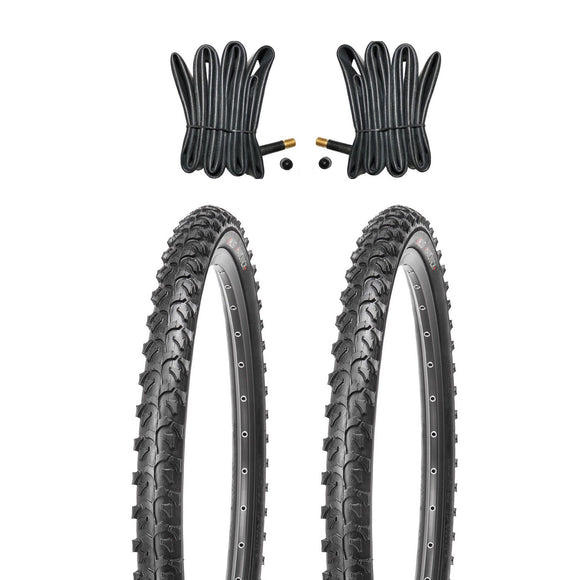 Kujo 2 Stk. 26 Zoll Reifen 26x1.95, mit Schlauchauswahl, 53-559, KU-1003