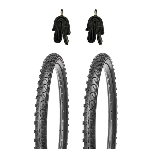 Kujo 2 Stk. 26 Zoll Reifen 26x1.95, mit Schlauchauswahl, 53-559, KU-1003