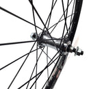 20 Zoll Vorderrad Fahrrad Hohlkammerfelge Alu 28 Loch Speichen, schwarz-silber-4