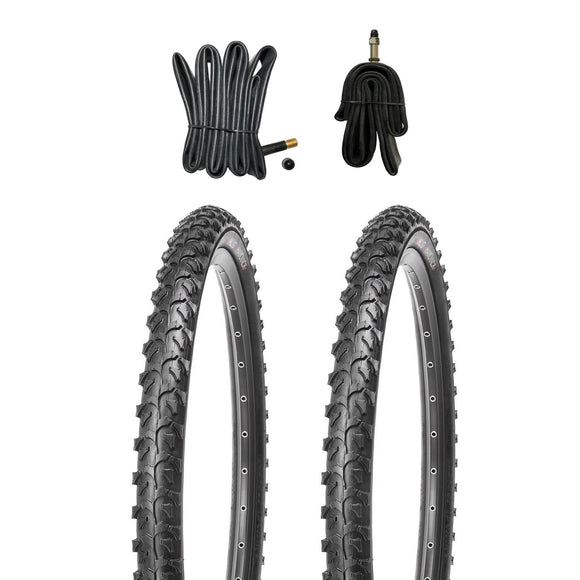 Kujo 2 Stk. 26 Zoll Reifen 26x1.95, mit Schlauchauswahl, 53-559, KU-1003