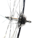 28 Zoll Hinterrad Hohlkammer Geöst Hohlachse mit Shimano Schraubkranz 7-fach + KMC Z7 Kette-3