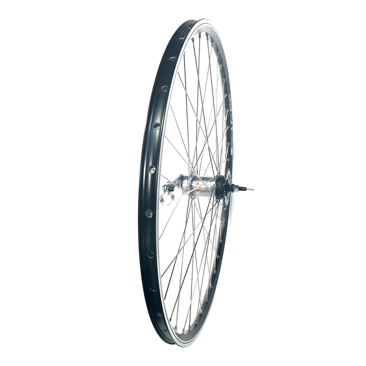 28 Zoll Hinterrad 3-Gang Shimano Nabenschaltung Rücktritt, Geöste Alu-