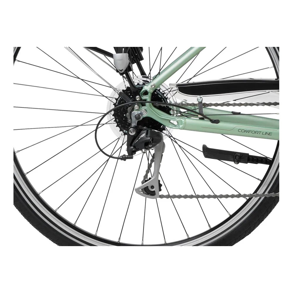 trekkingrad alurahmen 28 Zoll Romet Wagant 5 Trekkingrad 24-Gang, 23" Alurahmen, Grün