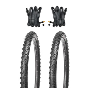 Kujo 2 Stk. 24 Zoll Reifen inkl. Schläuche AV 24x1.95, 53-507, KU-1003