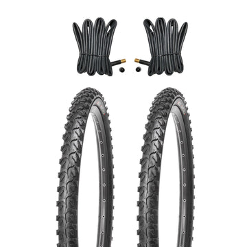 Kujo 2 Stk. 24 Zoll Reifen inkl. Schläuche AV 24x1.95, 53-507, KU-1003