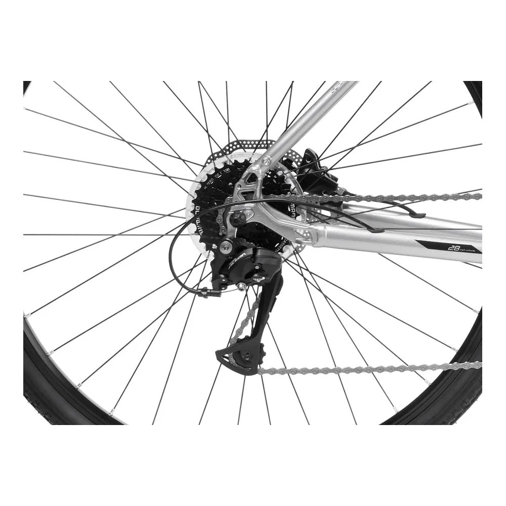 romet fahrrad 28 zoll 28 Zoll Romet Orkan 4M Lite Crossrad 24-Gang 20" Alurahmen, Silber