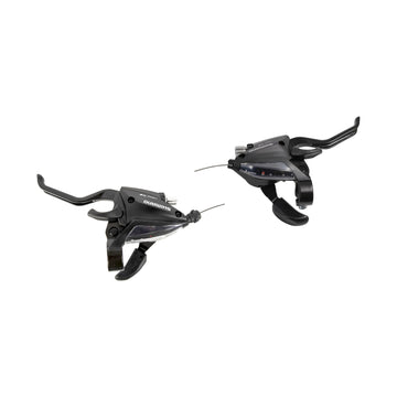 Shimano ST-EF500 Schalthebel Bremshebel 2-Finger 3x8-Gang inkl. Innenzüge für Schaltung