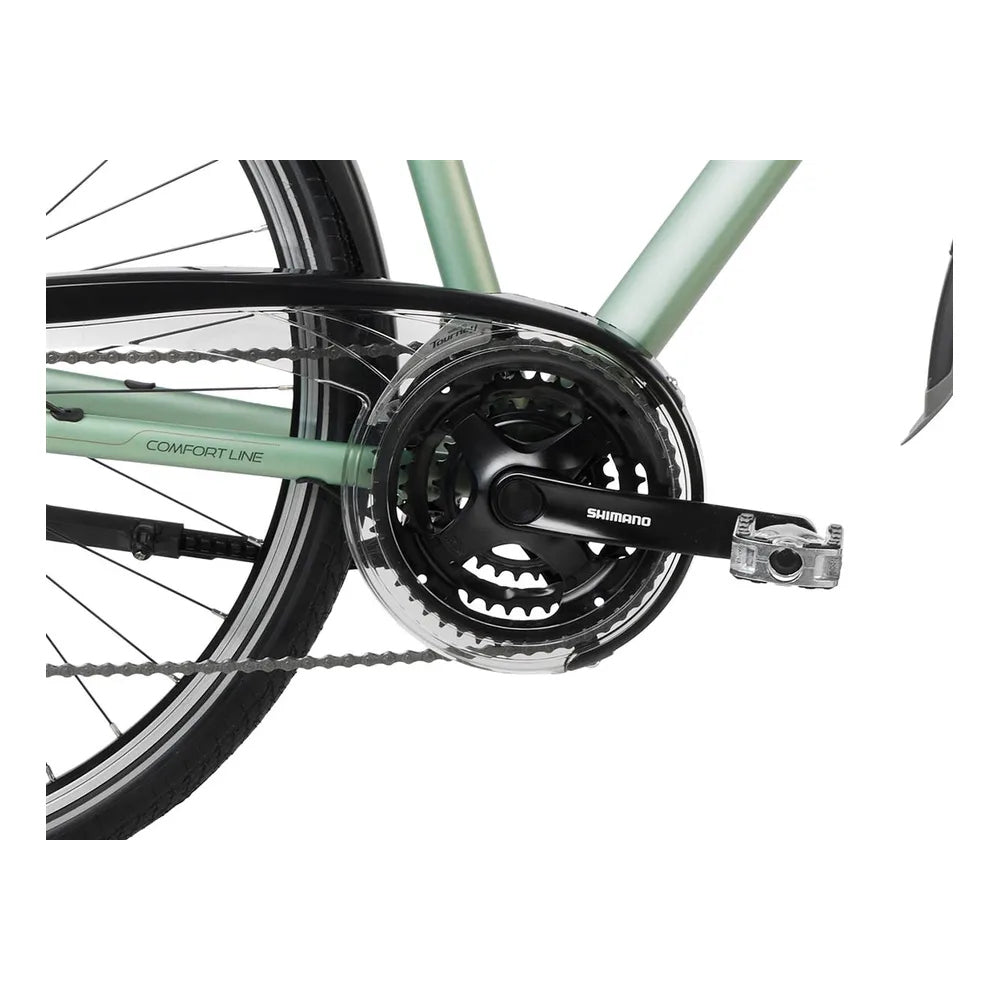 damenfahrrad 28 zoll 24 gänge 28 Zoll Romet Wagant 5 Trekkingrad 24-Gang, 23" Alurahmen, Grün
