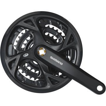 Shimano Kettenradgarnitur FC-M371 9-Gang 48-36-26 170mm, schwarz