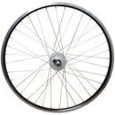 28 Zoll Vorderrad mit Shimano Nabendynamo, Alu-Hohlkammerfelge, schwarz-silber-2