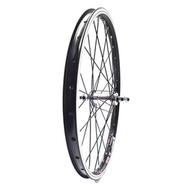 20 Zoll Vorderrad Fahrrad Hohlkammerfelge Alu 28 Loch Speichen, schwarz-silber