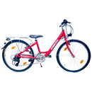 24 Zoll Delta Kinderfahrrad 18-Gang Rot Hauptbild