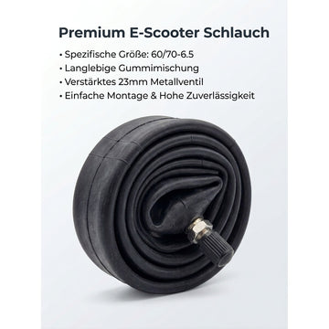 2 Stk. 10 Zoll Schläuche 10x2.50 Zoll(60/70-6.5) mit geraden Autoventilen 23 mm - 0