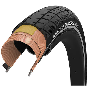 2x 28 Zoll Fahrradreifen Goodyear 700x30c Pannenschutz & Reflex + Schläuche FV - 0
