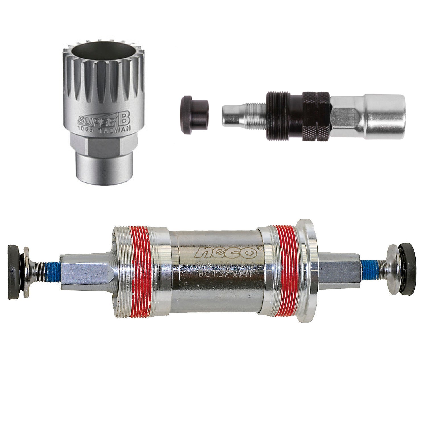 Neco Innenlager Tretlager 244g Industriekugellager Aluschale 244g mit