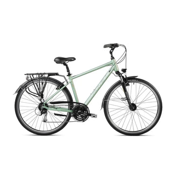 28 Zoll Romet Wagant 5 Trekkingrad 24-Gang, 23" Alurahmen, Grün