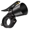 M-Wave Mini-Fahrradhupe >Trophy< aus Messing, schwarz