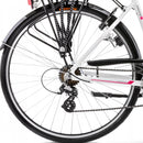 28 Zoll Romet Gazela Trekkingrad Weiss-Rot Detailbild Schaltwerk