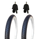 2 Stk. 20 Zoll Reifen 20x1.75 mit Weisswand inkl. Schläuche DV, 47-406, KU-2005-1