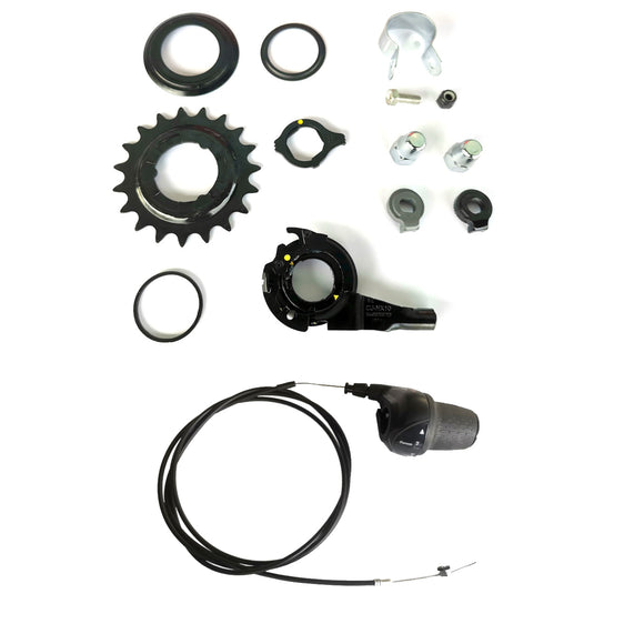 28 Zoll RMX Hinterrad 7-Gang Shimano Nabenschaltung Rücktritt 36 Loch