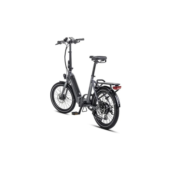 20 Zoll Romet E-Bike E-Klapprad Hinterradmotor 7-Gang, Graphit-Silber