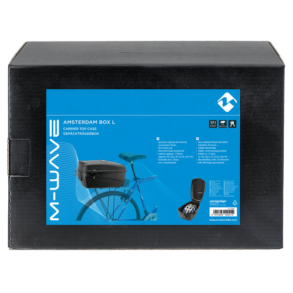 M-Wave Topcase Fahrradkoffer Amstderdam L 17 Liter