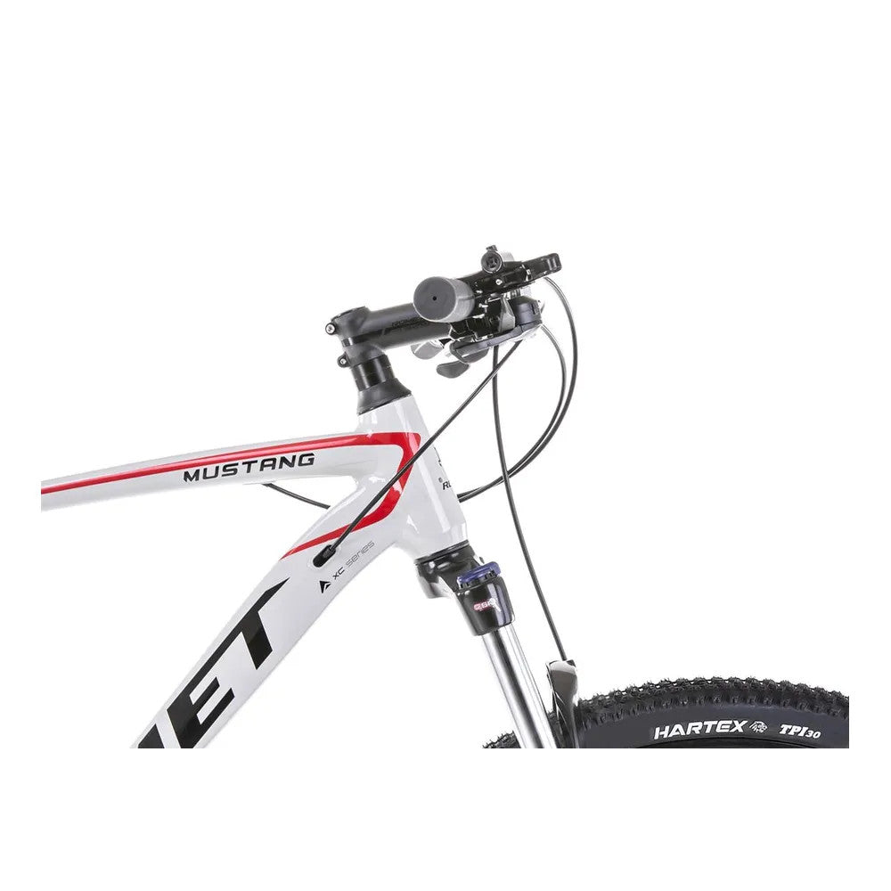 romet mountainbike 29er 29 Zoll Romet Mustang M1 Mountainbike 21" Alurahmen, Grau-Rot