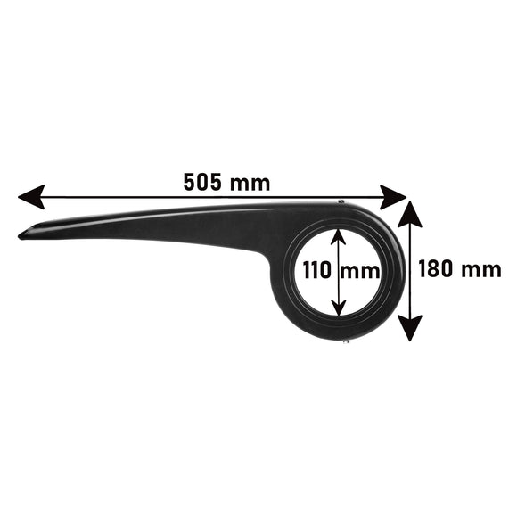 Kettenkasten für 36-38 Zähne inkl. Halterung