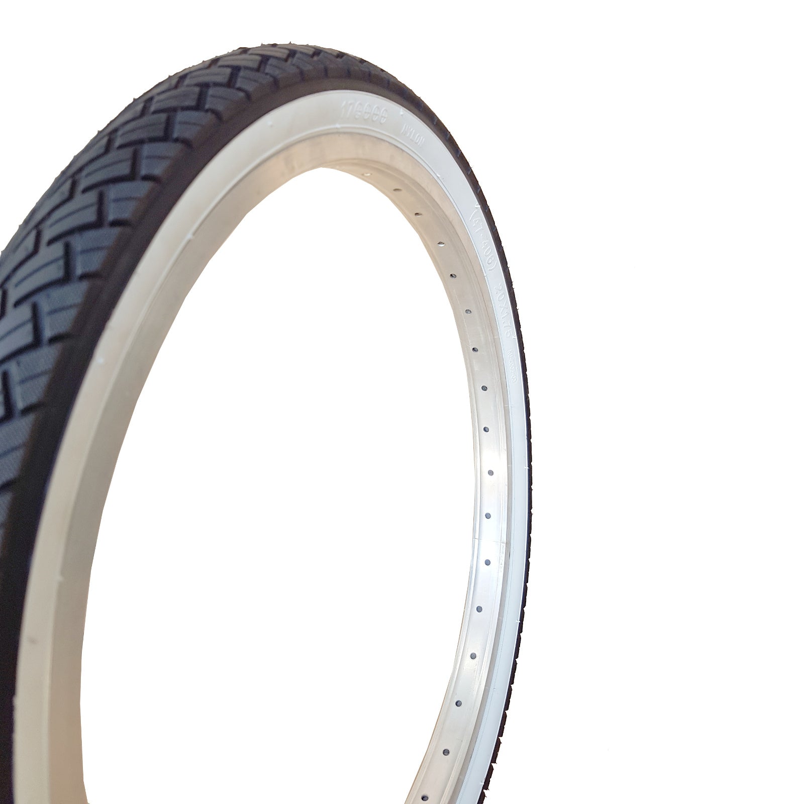 2 Stk. 20 Zoll Reifen 20x1.75 mit Weisswand inkl. Schläuche DV, 47-406